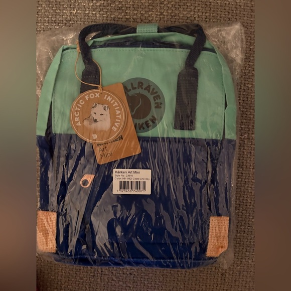Fjällräven Kånken Art Mini Backpack – Coast Line Sky Limited Edition – Brand New - Picture 6 of 16